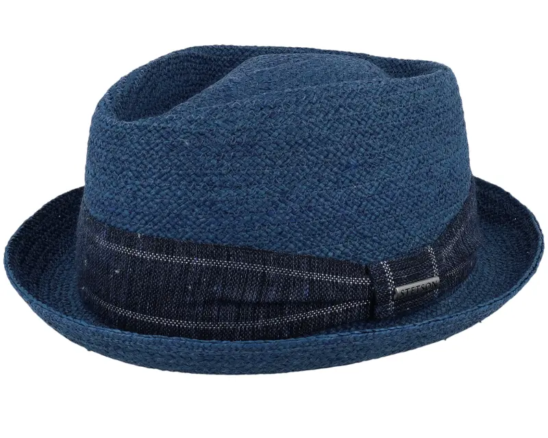 Stetson Diamond Raffia Blue Straw Hat online
