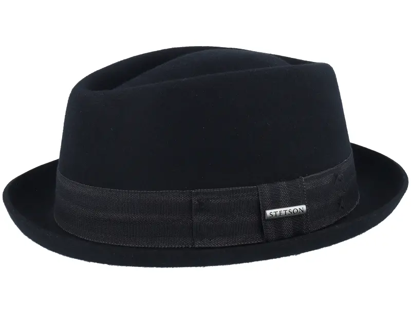 Stetson Diamond Woolfelt Black Porkpie online