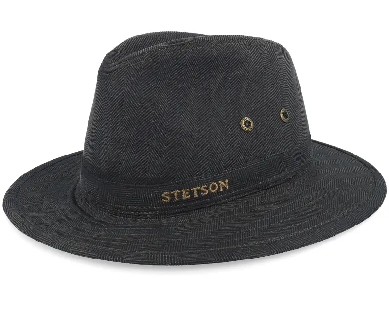 Stetson Herringbone Dark Olive Herringbone Traveller online