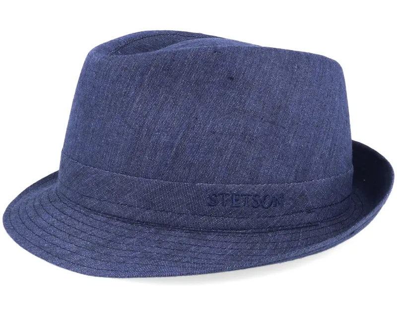 Stetson Linen Navy Trilby online