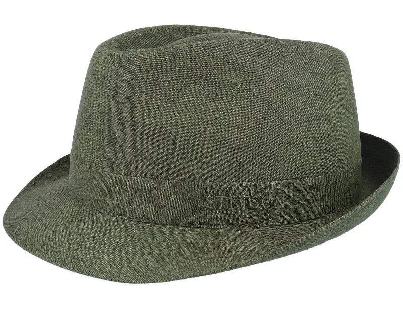 Stetson Linen Olive Trilby online