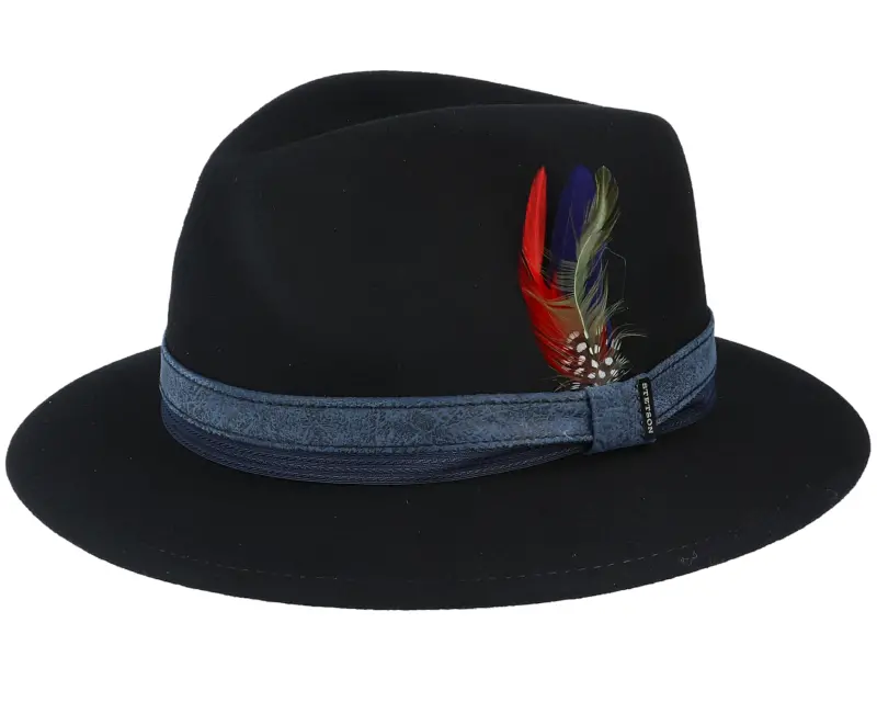Stetson Newark Tiller Woolfelt Black Fedora online