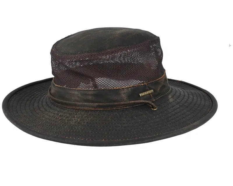Stetson Outdoor Air Mesh CO/PE Washed Brown Traveller online