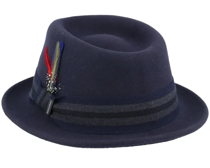 Stetson Player Woolfelt Navy/Gunmetal Trilby online