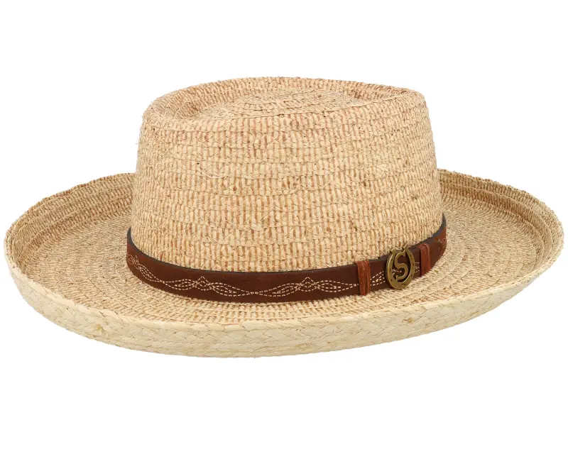 Stetson Raffia Beige Gambler Straw Hat online