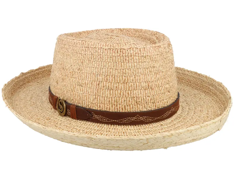Stetson Raffia Beige Gambler Straw Hat online