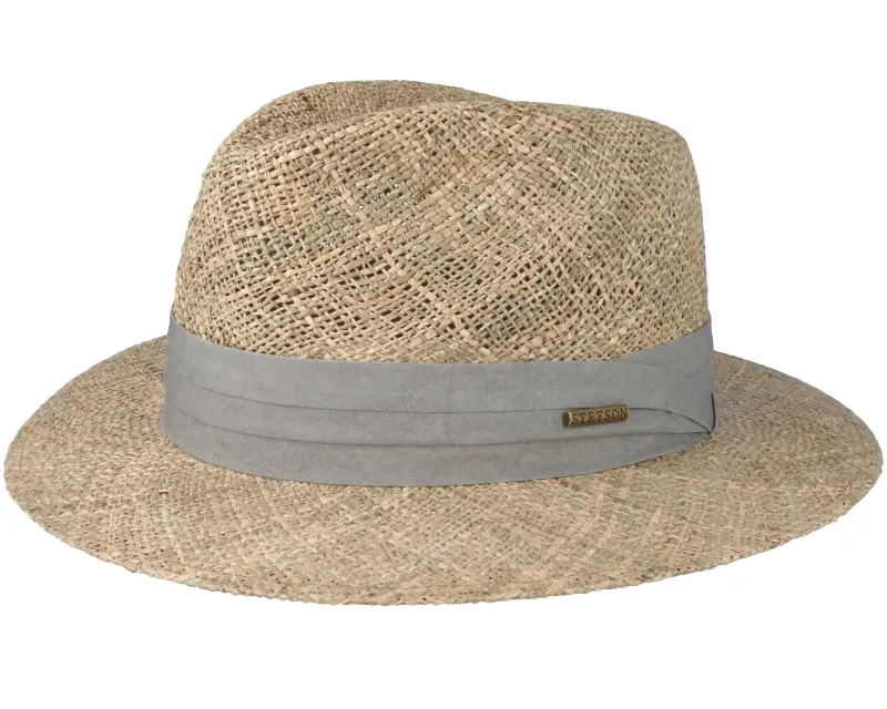 Stetson Seagrass Traveller Beige/Grey Straw online