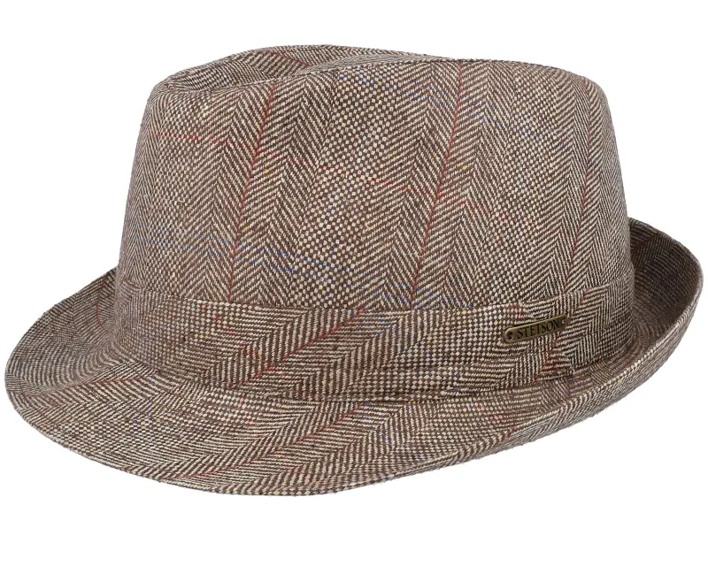 Stetson Silk Beige Herringbone Trilby online