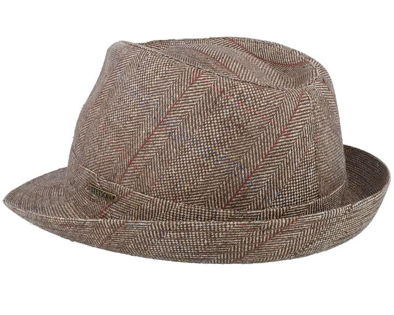 Stetson Silk Beige Herringbone Trilby online