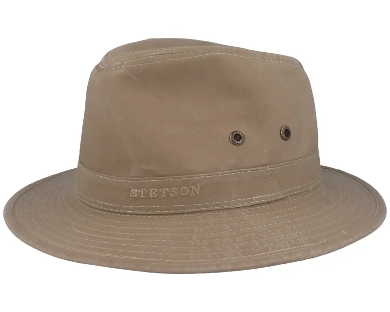 Stetson Tller Delave Organic Cotton Dark Khaki Traveller online