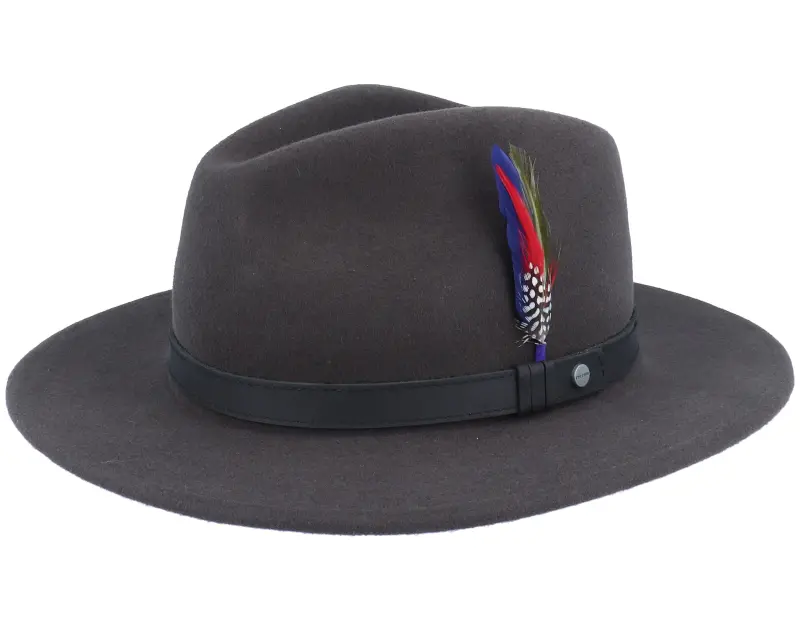 Stetson Tller Woolfelt Dark Grey Fedora online