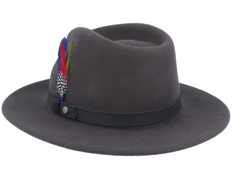 Stetson Tller Woolfelt Dark Grey Fedora online
