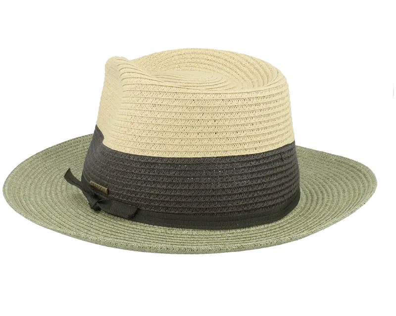 Stetson Toyo Light Khaki/Olive/Natural Fedora Straw Hat online