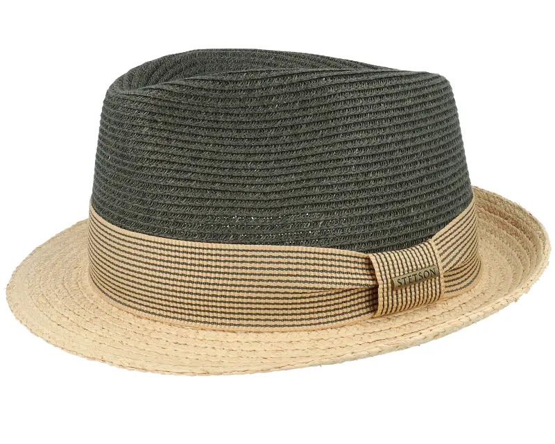 Stetson Toyo/Raffia Olive/Natural Trilby Straw Hat online