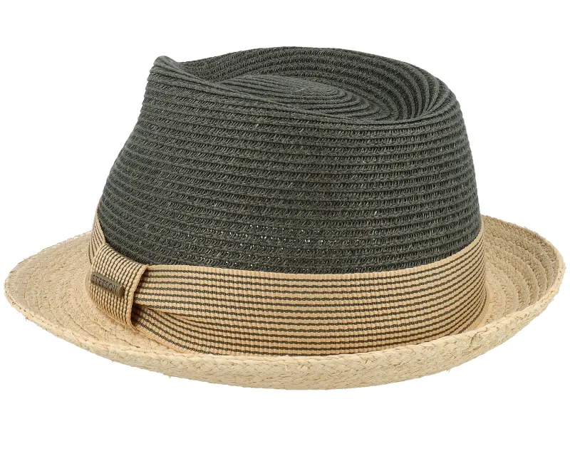 Stetson Toyo/Raffia Olive/Natural Trilby Straw Hat online