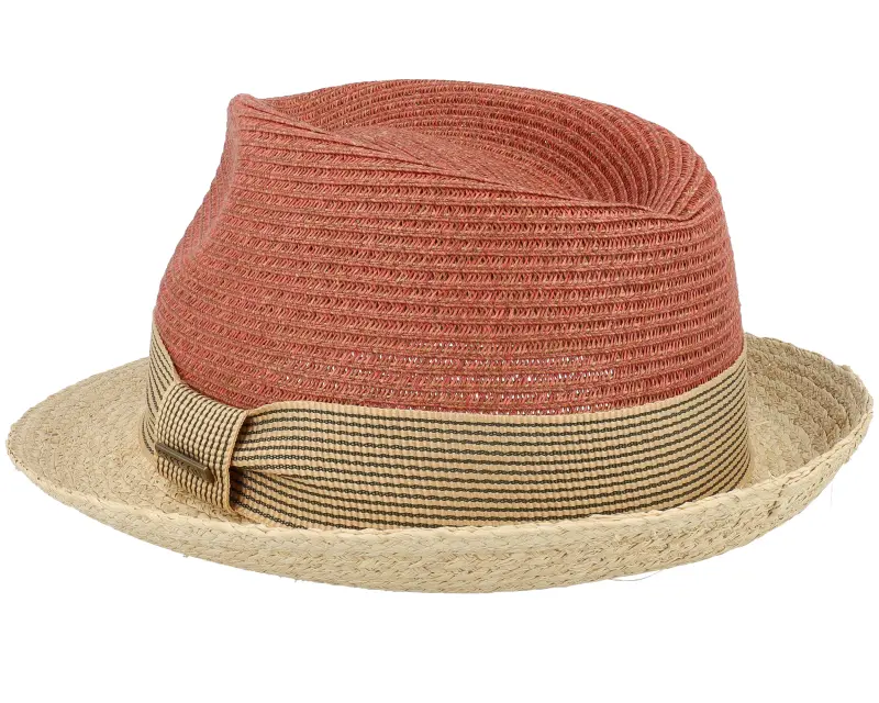 Stetson Toyo/Raffia Peach/Natural Trilby Straw Hat online