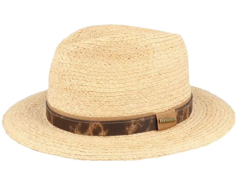 Stetson Traveller Raffia Beige/Brown Straw Hat online