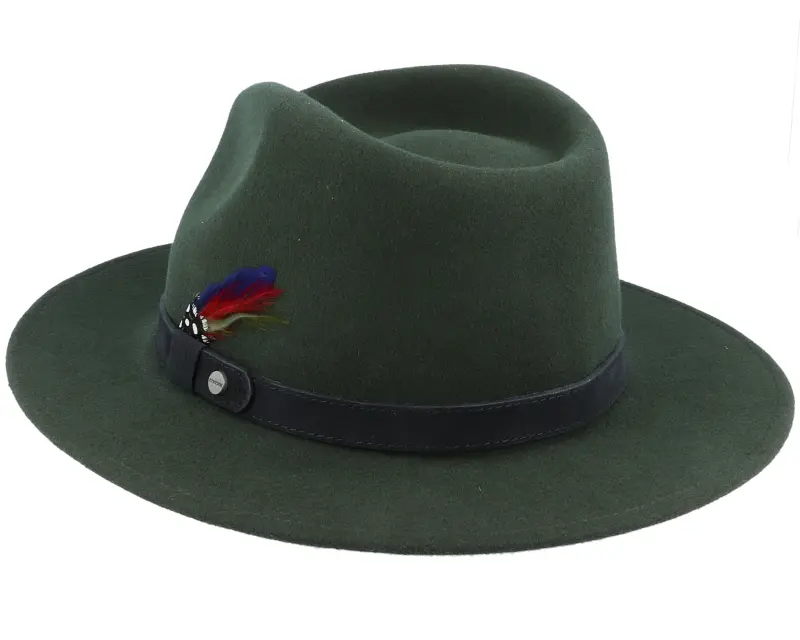 Stetson Traveller Woolfelt Mix Moss Green Fedora online
