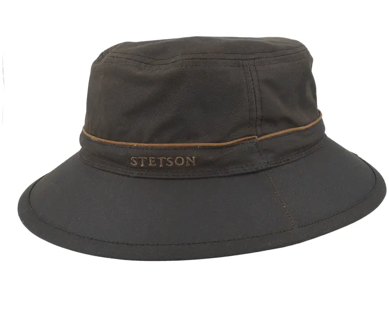 Stetson Waxed Cotton Brown Bucket online
