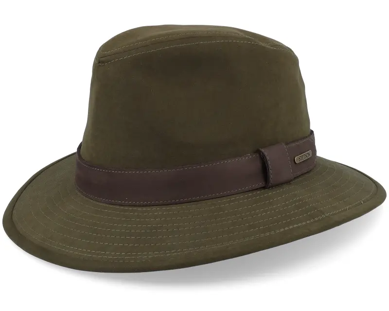 Stetson Waxed Cotton Olive Traveller online