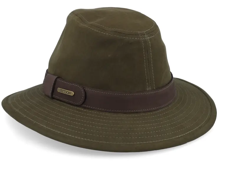 Stetson Waxed Cotton Olive Traveller online