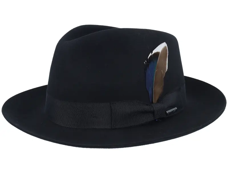 Stetson Woolfelt/Cashmere Black Fedora online
