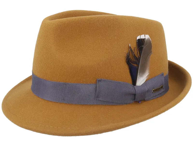 Stetson Woolfelt Mustard Trilby online