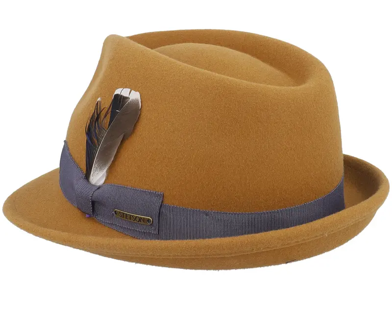Stetson Woolfelt Mustard Trilby online