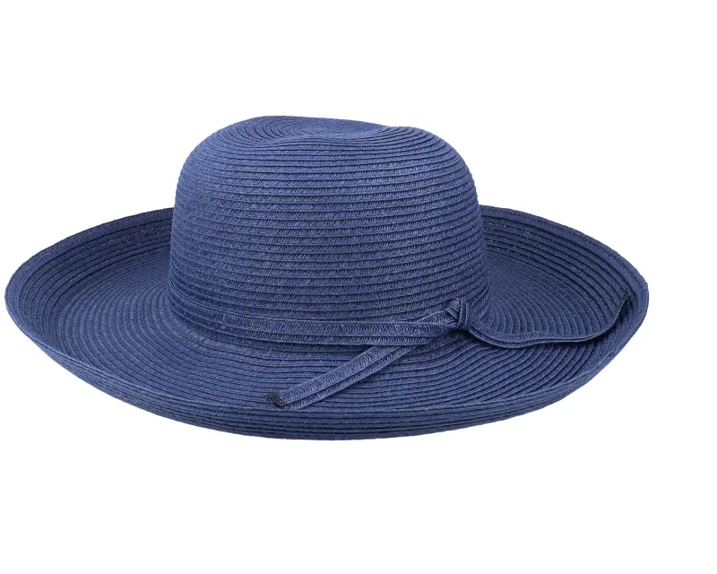 Sur la tête Traveller Sun Hat Navy Blue Straw Hat online
