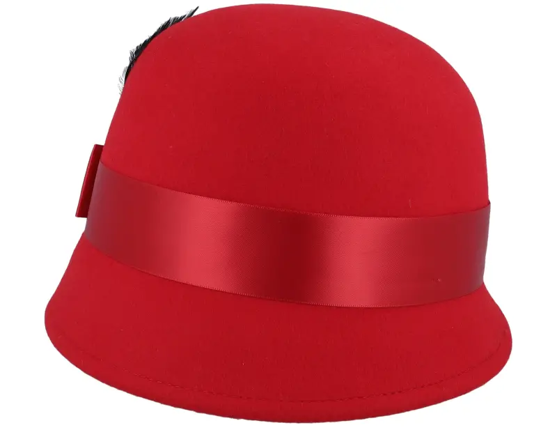 Sur la tête Womens Red Chloe Cloche online