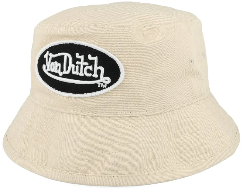 Von Dutch Oval Patch Beige Bucket online