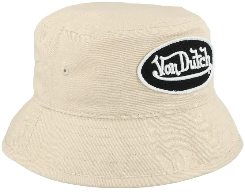 Von Dutch Oval Patch Beige Bucket online