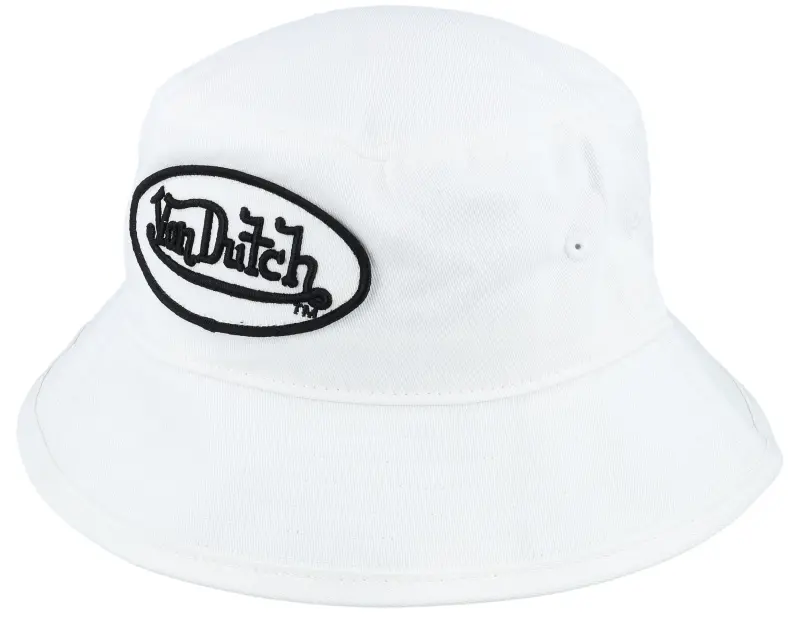 Von Dutch Oval Patch White Bucket online