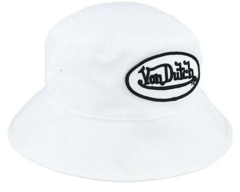 Von Dutch Oval Patch White Bucket online