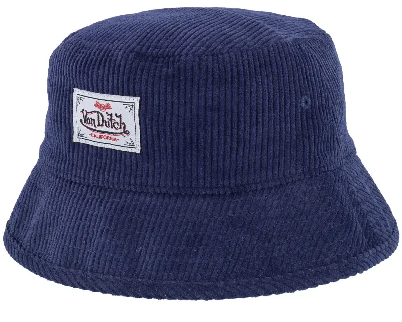 Von Dutch Square Patch Hat Navy Bucket online