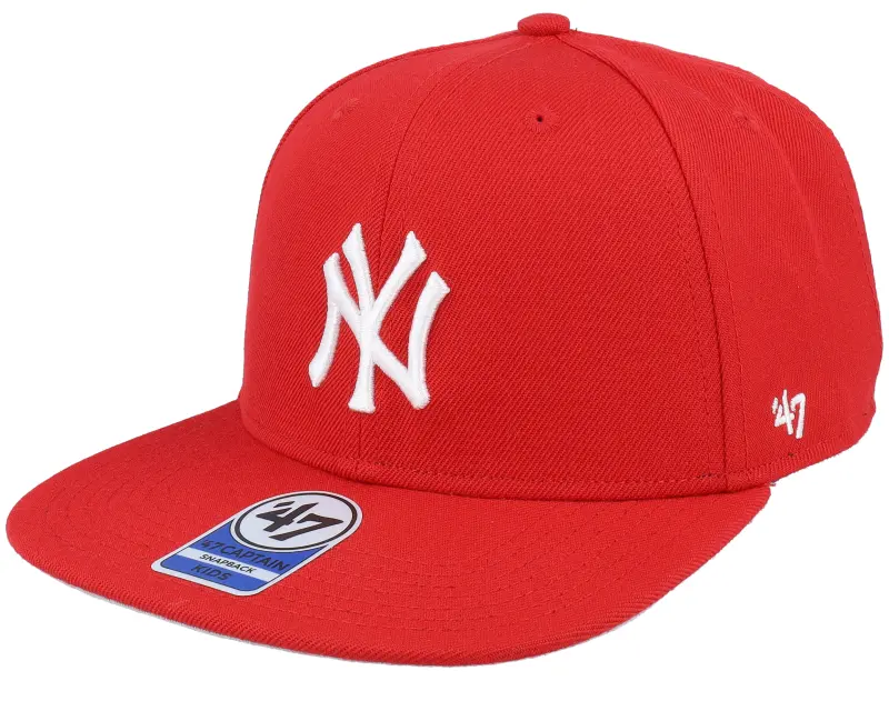 47 Brand Kids New York Yankees Lil Shot Captain Red Snapback online