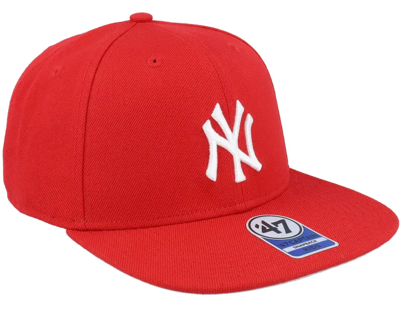 47 Brand Kids New York Yankees Lil Shot Captain Red Snapback online