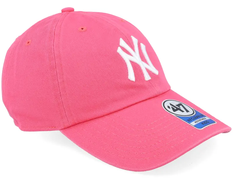 47 Brand Kids New York Yankees MLB Clean Up Cap Berry Dad Cap online