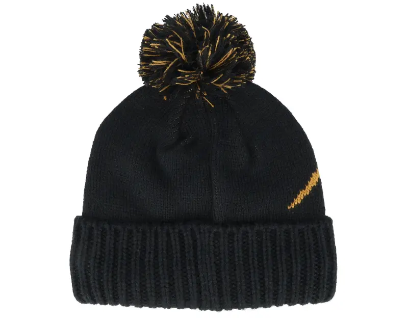 Bauer Intarsia Knit Black/Yellow Pom online