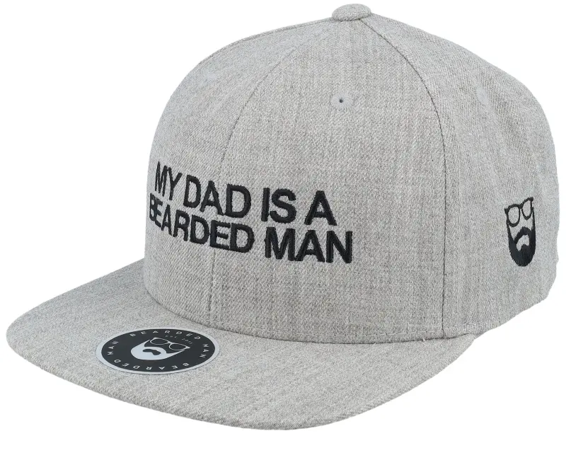 Bearded Man Kids My Dad Grey Snapback online