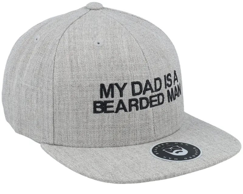 Bearded Man Kids My Dad Grey Snapback online