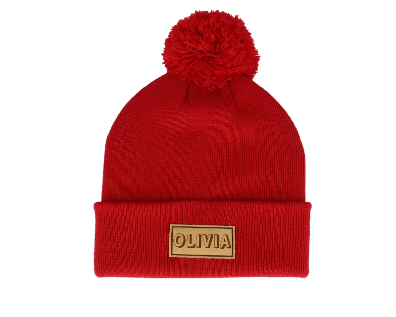 Beechfield Kids Engraved Suede Patch Classic Red Pom online