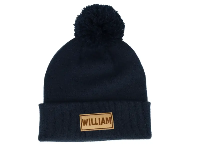 Beechfield Kids Engraved Suede Patch French Navy Pom online