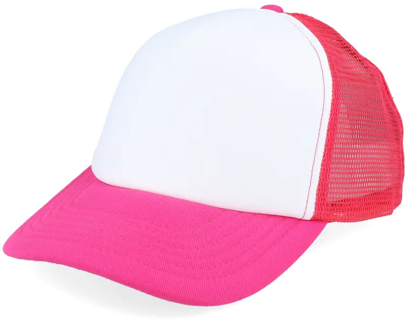 Beechfield Kids Fuchsia/White Vintage Foam Trucker online