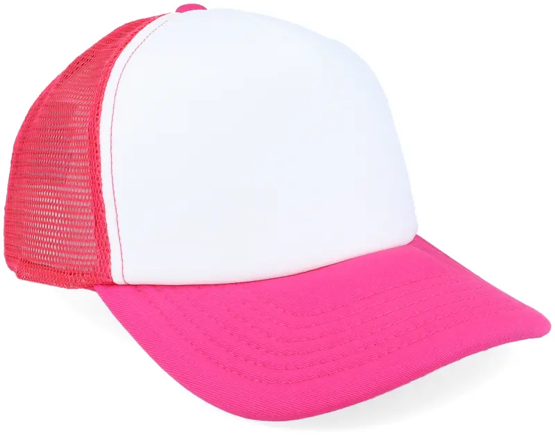 Beechfield Kids Fuchsia/White Vintage Foam Trucker online