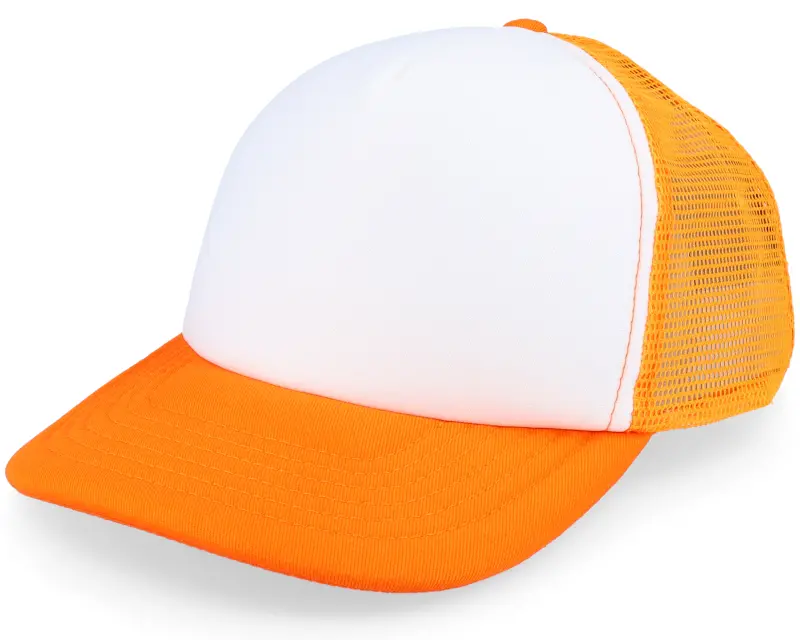 Beechfield Kids Orange/White Vintage Foam Trucker online