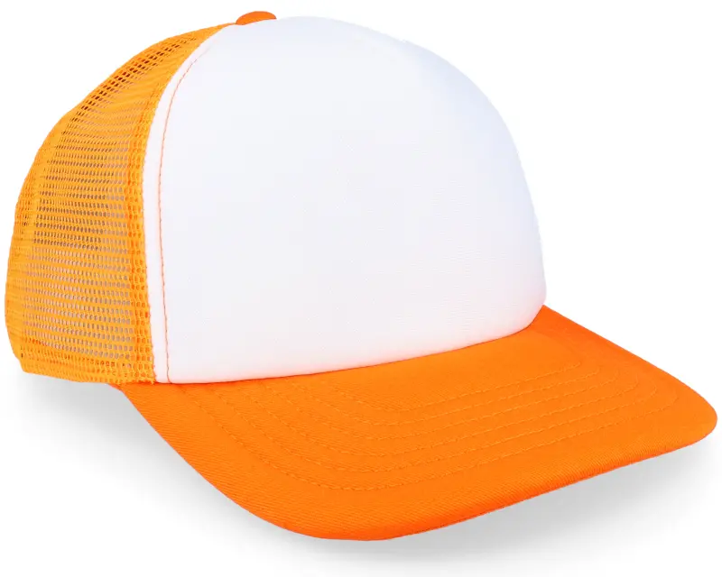 Beechfield Kids Orange/White Vintage Foam Trucker online