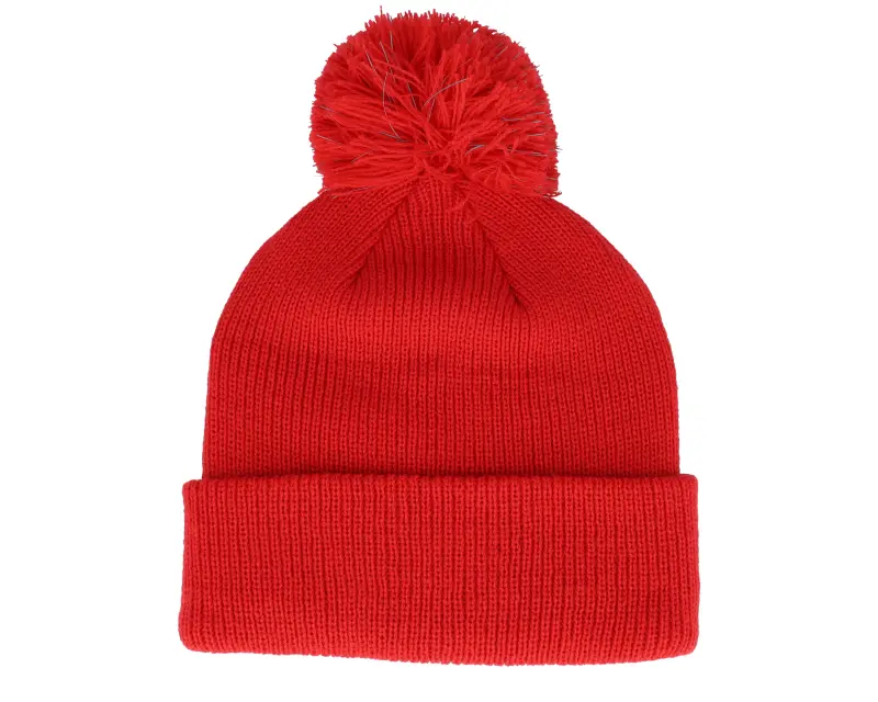 Beechfield Kids Reflective Bobble Bright Red Pom online