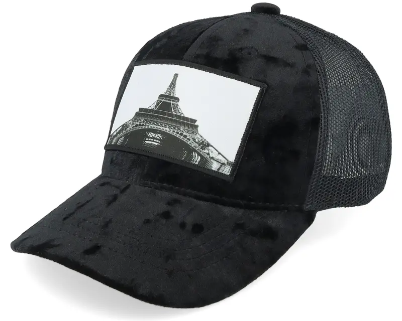 Calza Pennello Kids Eiffel Tower Velvet Black Trucker online