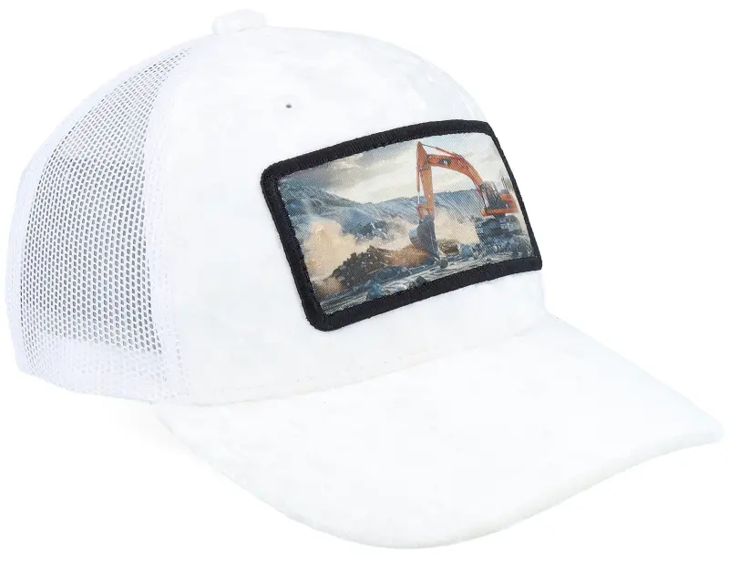 Calza Pennello Kids Excavator Velvet White Trucker online